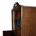 Colored-Glass Tall Cabinet